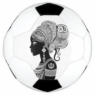 Tatouage Tribal Portrait de Fille Africaine