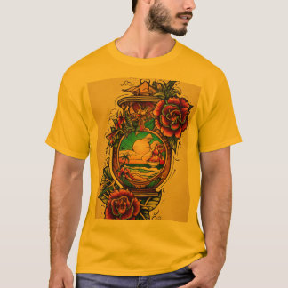 Tatouage Tropical intemporel T-Shirt Designs - Mon