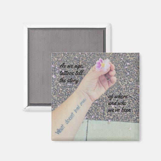 Tatouages Raconter l'histoire mignon Aimant Citati (Recto/Verso)