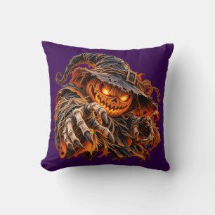 Tatouille d'Halloween effrayante Coussin de monstr