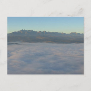 Tatra en wolken briefkaart