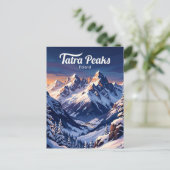 Tatra-gebergte Polen Briefkaart (Staand voorkant)