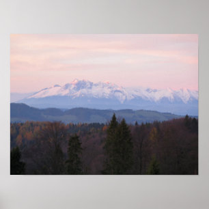 Tatras uitzicht van Beskids Poster
