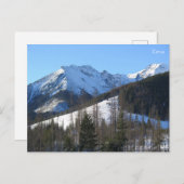 Tatras winter briefkaart (Voorkant / Achterkant)