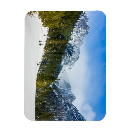 Tatry, berglandschap, winter, sneeuw magneet (Verticaal)