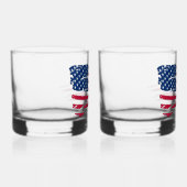 Tatted American Flag Whisky Glas (Rechts)