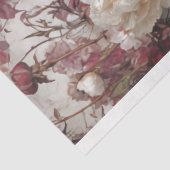 Tattered Floral, Frans chic, Rozen & pioen Tissuepapier (Detail)