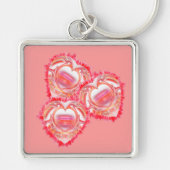 Tattered Heart Art Sleutelhanger (Voorkant)