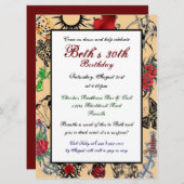 Tattoo Aangepaste feestdagen Kaart (Voorkant / Achterkant)