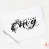Tattoo afgunst Sticker (Envelop)