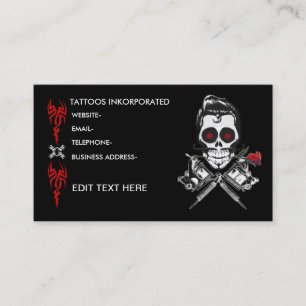 Tattoo Afsprakenkaartje
