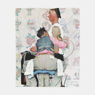 Tattoo artiest fleece deken