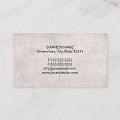 Tattoo Artiest Gold Oriental Cloud Pattern Visitekaartje (Achterkant)