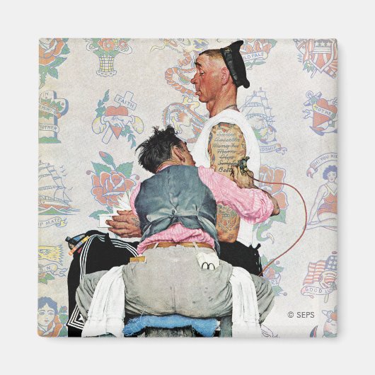 Tattoo artiest magneet (Voorkant)