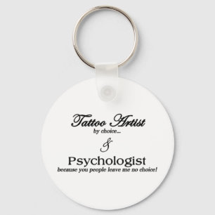 Tattoo artiest (naar keuze) sleutelhanger