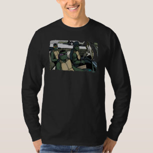 Tattoo artiest Ron Rich voor Crayons Graffiti T-shirt