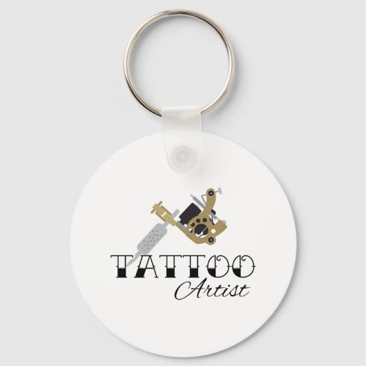 Tattoo artiest sleutelhanger (Voorkant)