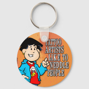 Tattoo artiest sleutelhanger