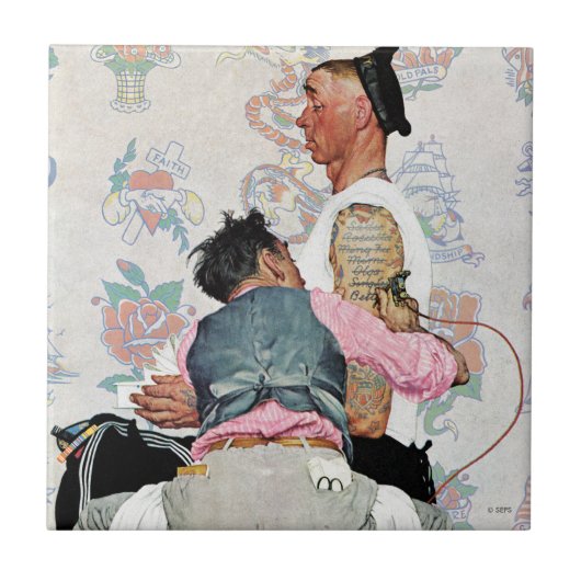 Tattoo artiest tegeltje (Voorkant)