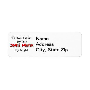 Tattoo artiest/Zombie Hunter Etiket