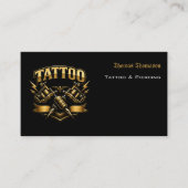 Tattoo artist QR code  Visitekaartje (Voorkant)