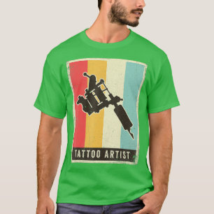  Tattoo Artist Retro Gift T-shirt
