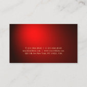 Tattoo artistieke artistieke creatieve zwarte tatt visitekaartje (Achterkant)