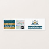 Tattoo & body Piercing Studio, Benoeming Visitekaartjes (Buitenkant ongevouwen)