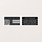 Tattoo & body Piercing Studio, Benoeming Visitekaartjes (Binnenkant ongevouwen)