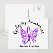Tattoo Boterfly 6.1 Epilepsie Briefkaart (Voorkant / Achterkant)