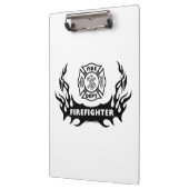 Tattoo brandweerman klembord (Links)