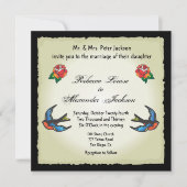  Tattoo bruiloft uitnodiging (Voorkant)