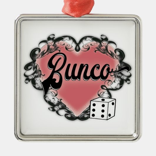 tattoo bunco metalen ornament (Voorkant)