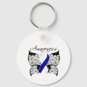 Tattoo Butterfly Awareness - ALS Disease Sleutelhanger