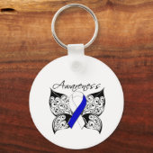 Tattoo Butterfly Awareness - ALS Disease Sleutelhanger (Voorkant)