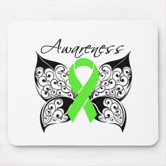 Tattoo Butterfly Awareness - Lymphoma Muismat (Voorkant)