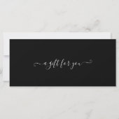 Tattoo Cadeaubon Kaart Ticket Voucher Certificate (Achterkant)