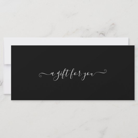 Tattoo Cadeaubon Kaart Ticket Voucher Certificate (Achterkant)