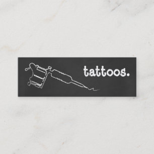 TATTOO CHALK MINI VISITEKAARTJE