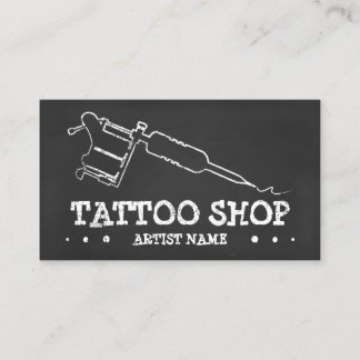 TATTOO CHALK VISITEKAARTJE