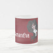 Tattoo Dag van Dead Frosted Glass Coffee Mok Cup (Center)