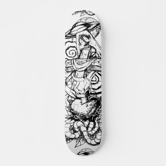 Tattoo Deck Skateboard (Voorkant)