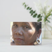 Tattoo Face Briefkaart (Staand voorkant)