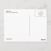 Tattoo Face Briefkaart (Achterkant)