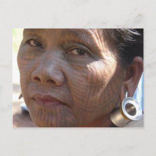 Tattoo Face Briefkaart