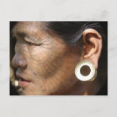 Tattoo Face Briefkaart (Voorkant)