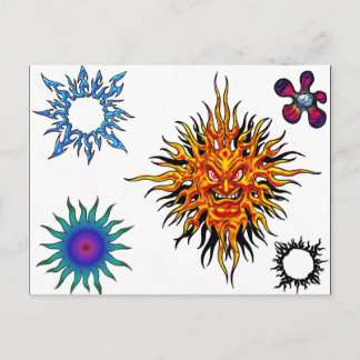 Tattoo Flash-Briefkaart Briefkaart