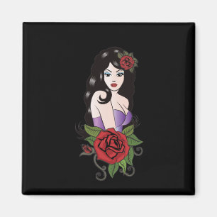 Tattoo Girl Magneet