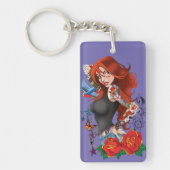 Tattoo Girl Sleutelhanger (Voorkant)