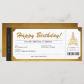 Tattoo Gold Cicket Voucher Certificate (Voorkant / Achterkant)